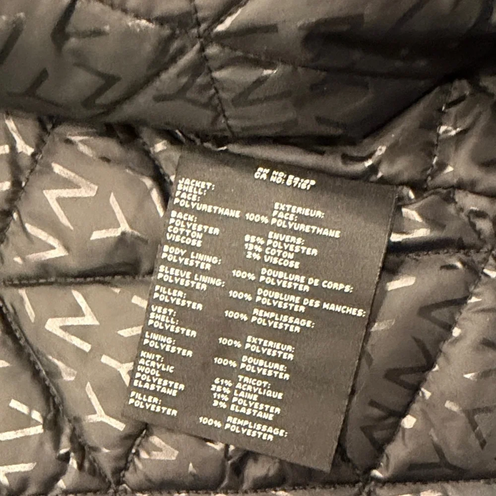 Marc New York Men's Charcoal Grey Quilted Vest - Picture 5 of 8